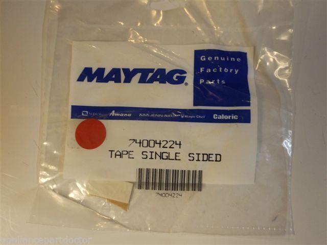 Maytag Whirlpool Stove 74004224 Tape, Single Sided (wht) NEW IN BOX Maytag Whirlpool Stove 74004224 Tape, Single Sided (wht) NEW IN BOX